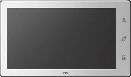 CTV-M4106AHD W (White) Монитор цветного видеодомофона, 10&quot; (Full HD, Touch Screen)